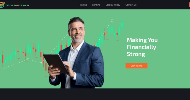 a website screenshot